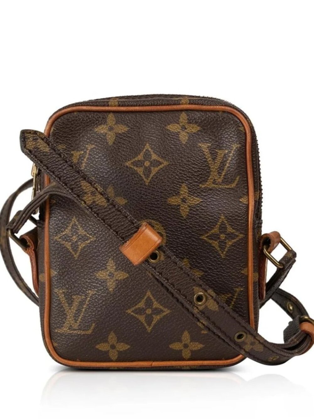 Louis Vuitton Vintage Mini Danube Monogram Canvas Crossbody Bag